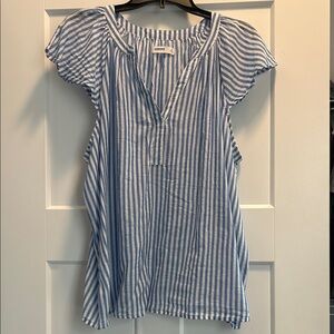 Like New Sonoma Flutter Sleeve Top Size XL